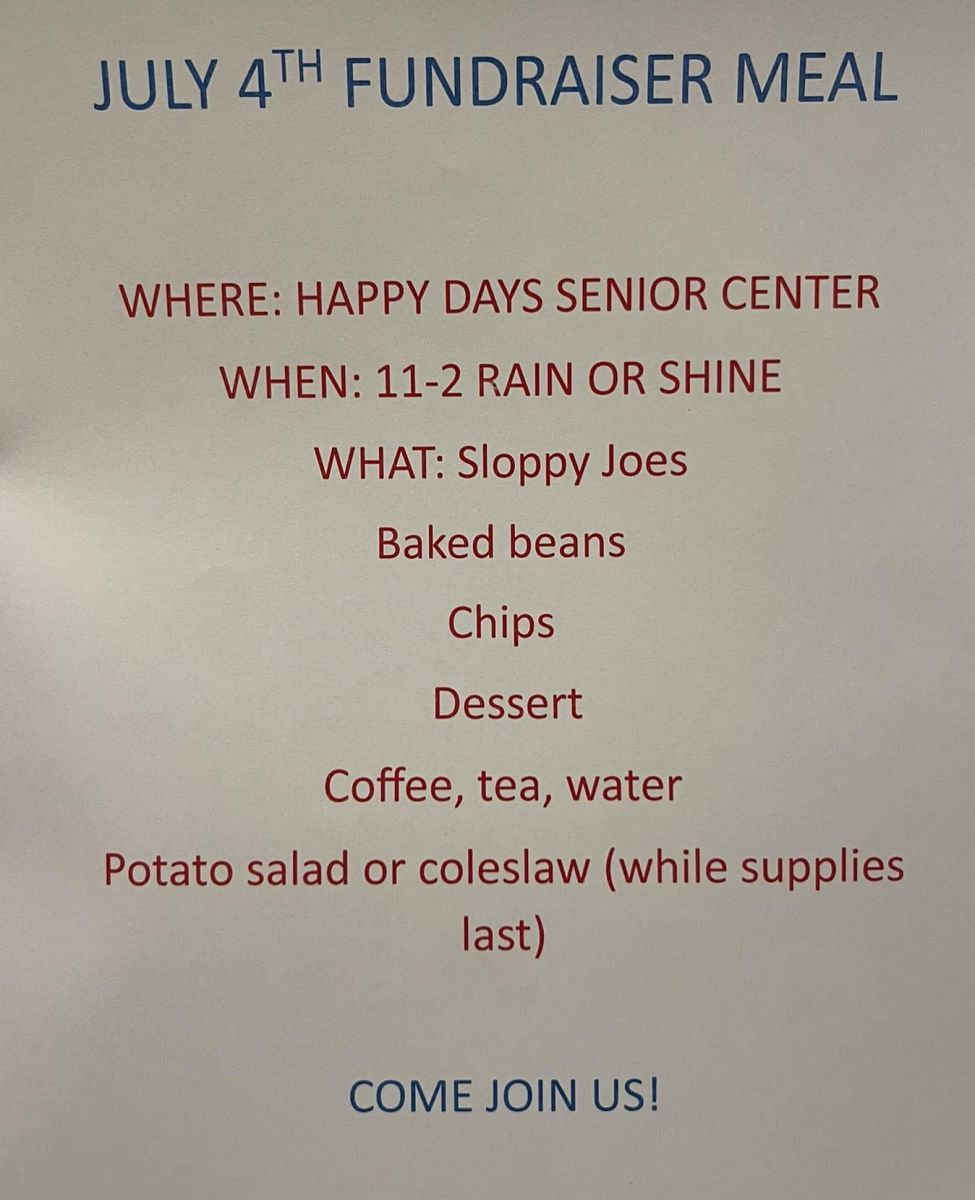 Senior Center Event